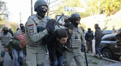 Милиция жестоко подавила попытку штурма Верховной Рады Украины