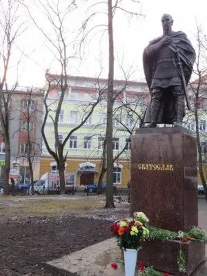 Открытие памятника князю Светославу в Серпухове