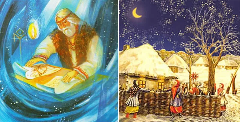 Поздравляю с Колядой и Щедрецом - Родными, незабытыми Праздниками!