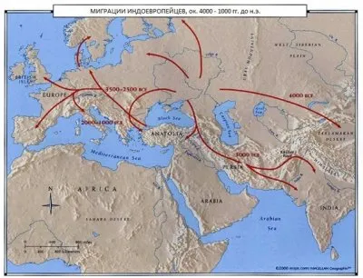 ШИРОКОЕ РАСПРОСТРАНЕНИЕ ИНДОЕВРОПЕЙСКИХ ЯЗЫКОВ - СЛЕДСТВИЕ ДРЕВНЕГО АРИЙСКОГО ЗАВОЕВАНИЯ (1/5)