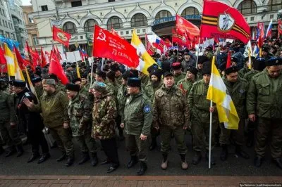 Кому в РФ жить хорошо? Коммунисты и мусульмане при поддержке чиновников вышли на митинг «Антимайдан»