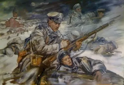 Памяти Ледяного похода 1918 г. Картины Андрей Ромасюкова. От сердца к солнцу!