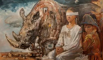 Памяти Ледяного похода 1918 г. Картины Андрей Ромасюкова. От сердца к солнцу!
