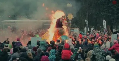 Русские игры на Масленицу