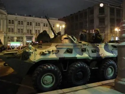 В Москву ввели бронетехнику