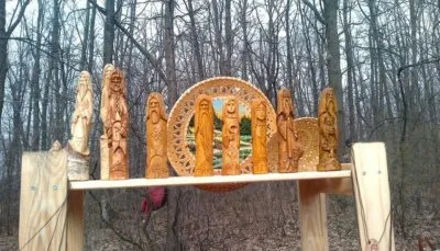 Празднование Масленицы в день весеннего равноденствия в Воронеже