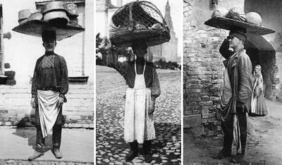 Ношение груза на голове.