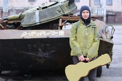 Юлия Чичерина в Дебальцево