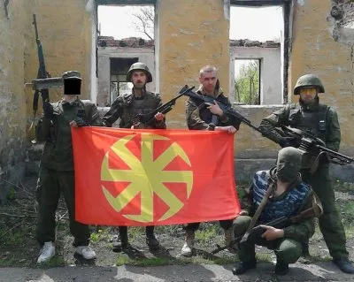 Рота родноверов Новороссии приступила к тренировкам