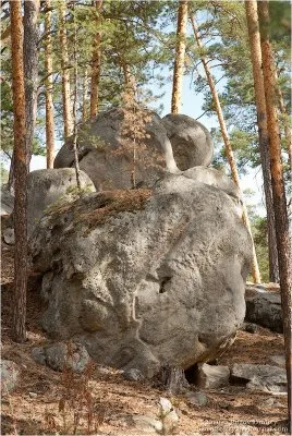 Древние останцы. Каменный лес в Самарской Области