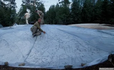 Петроглифы Канозера в Карелии