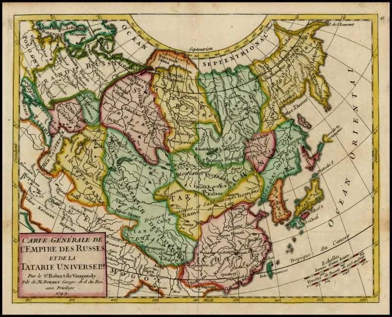 Карта Русской Тартарии