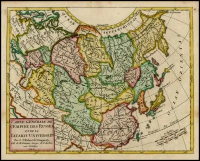 Карта Русской Тартарии