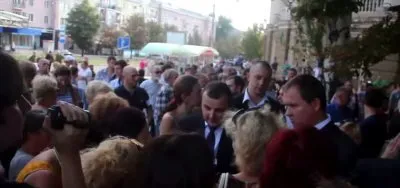 Митинг в поддержку Пургина в Донецке