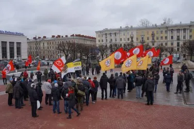 В Санкт-Петербурге прошёл митинг с требованием освободить репрессированных за политические взгляды