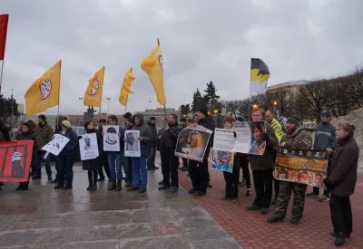 В Санкт-Петербурге прошёл митинг с требованием освободить репрессированных за политические взгляды