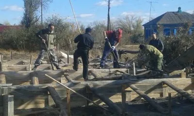 Быль - заливка фундамента дома Данилова 2