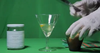 Мозг и спирт. Наглядная Реакция белка на спирт.