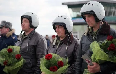 Российские летчики вернулись из Сирии