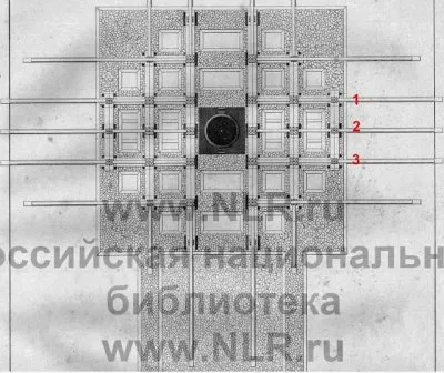 Засекреченное циклопическое сооружение на месте Александровской колонны в конце 19 века