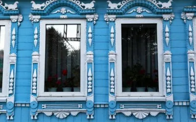 Русское зодчество: деревянные дома Суздаля