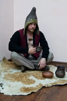 Воссоздан комплект защиты и вооружение скифского воина