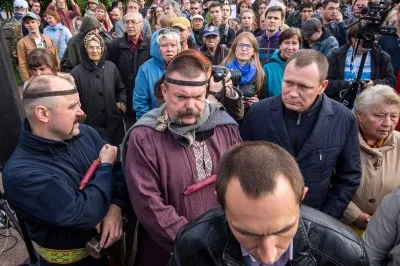 В Санкт-Петербурге прошёл митинг против планов назвать мост именем Ахмата Кадырова