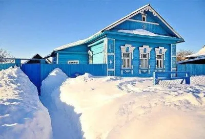 Сказочные домики русских деревень