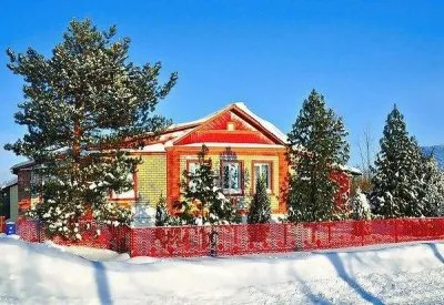 Сказочные домики русских деревень