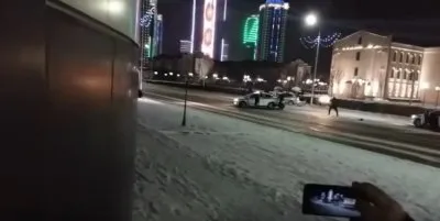 Стрельба на проспекте Путина в Грозном