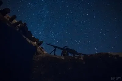 Ночи на передовой в Донбассе