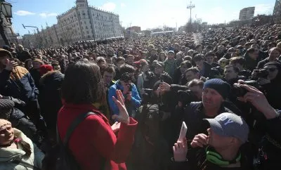 Массовые задержания по всей стране участников протеста против коррупции