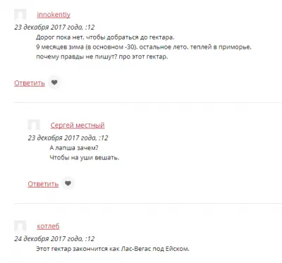 "Бизнес" на дальневосточном гектаре