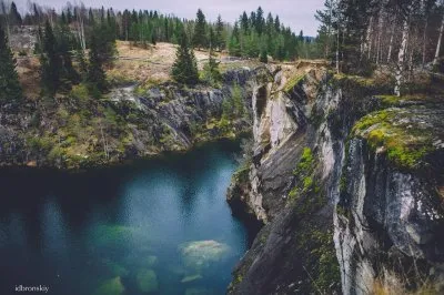 Фотографии горного парка Рускеала в Карелии