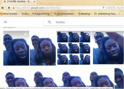 Google запретил в фотопоиске слово «горилла», чтобы не огорчать ниггеров