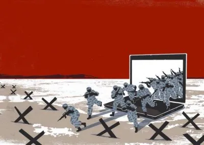 Информационная война. Как человек в галстуке побеждает человека в тапочках