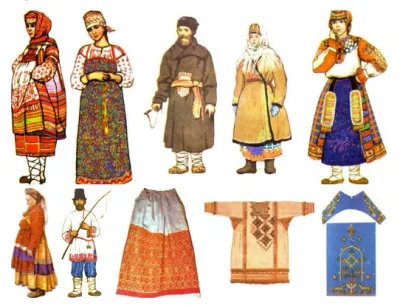 Одежда русской деревни