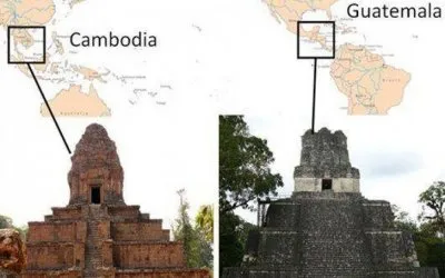 Удивительные сходства пирамид по разные стороны океана