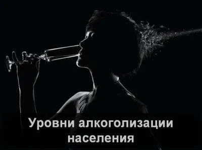 Уровни алкоголизация народа