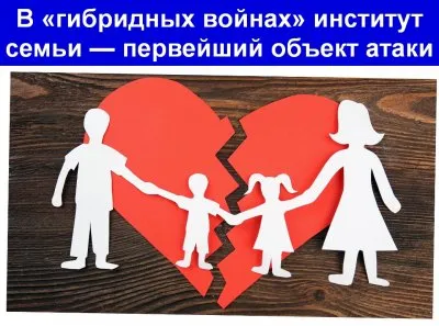 Атака на институт семьи