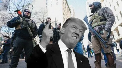 В США вооруженные люди пошли против карантина