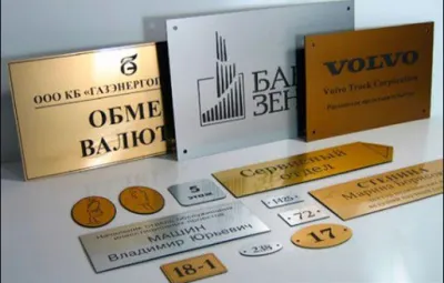 Вывески и таблички как вид рекламы