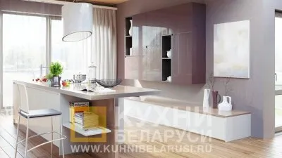 Обзор кухонных гарнитуров в стиле хай-тек